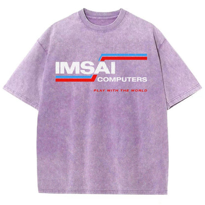 IMSAI Computers Vintage Distressed T-shirt