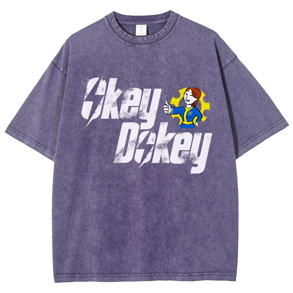Okey Dokey Vintage Distressed T-shirt