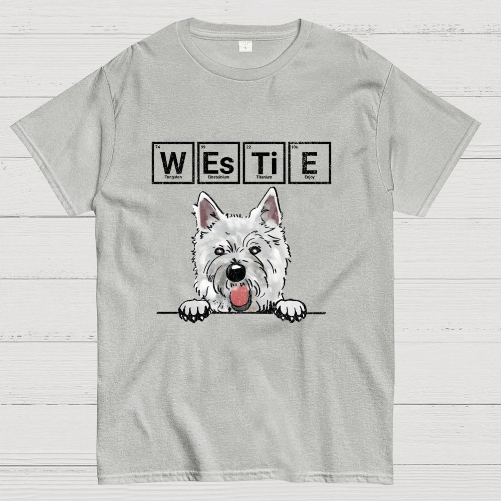 Periodic Table of Dogs  Dog Lover  Funny Science Geek T-Shirt