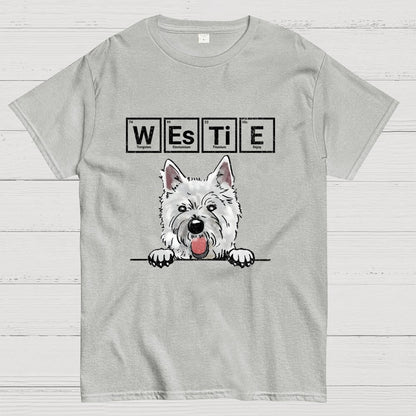 Periodic Table of Dogs  Dog Lover  Funny Science Geek T-Shirt