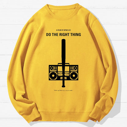 Do The Right Thing2 Geek Cotton Sweatshirt