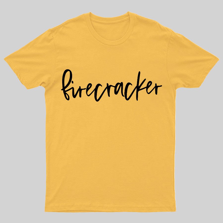 Firecracker 4th Of July Geeky T-Shirt