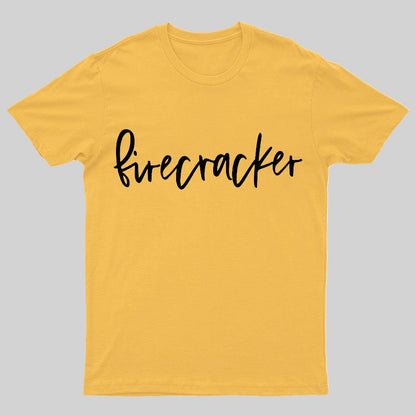 Firecracker 4th Of July Geeky T-Shirt