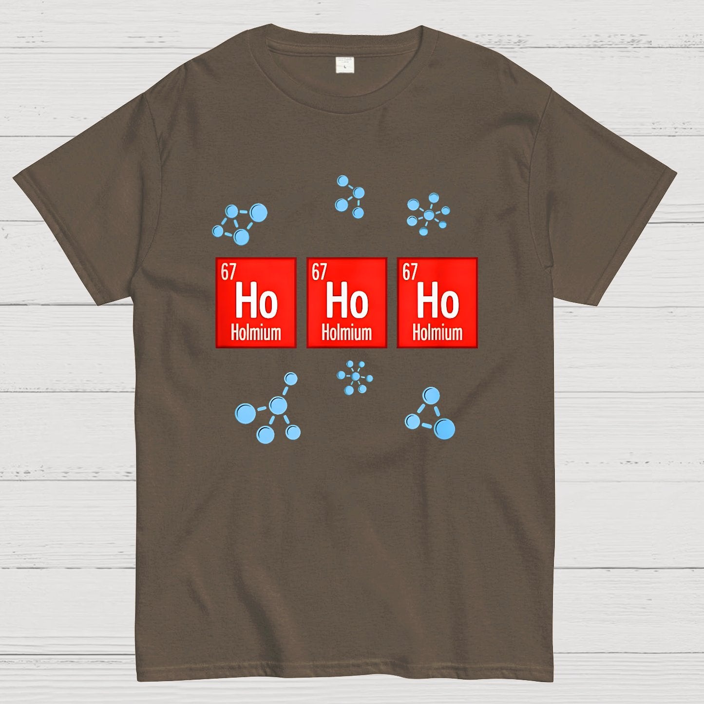 Chemical Element Christmas Ho Ho Ho Geek T-Shirt