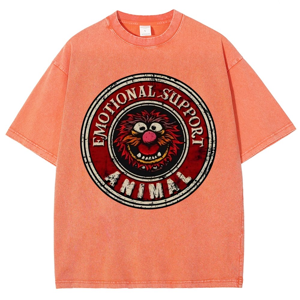 Emotional Support Animals Vintage Distressed T-shirt