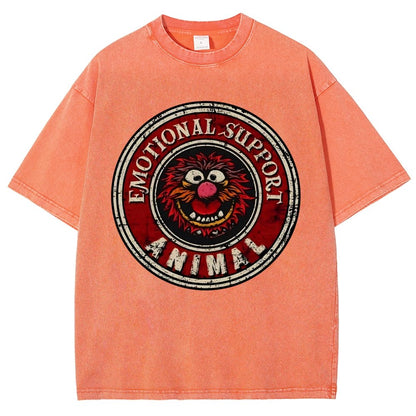 Emotional Support Animals Vintage Distressed T-shirt
