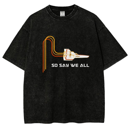 So Say We All Vintage Distressed T-shirt