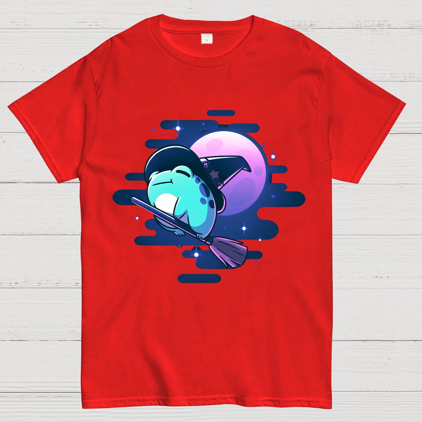 Halloween Frog Witch Geek T-Shirt