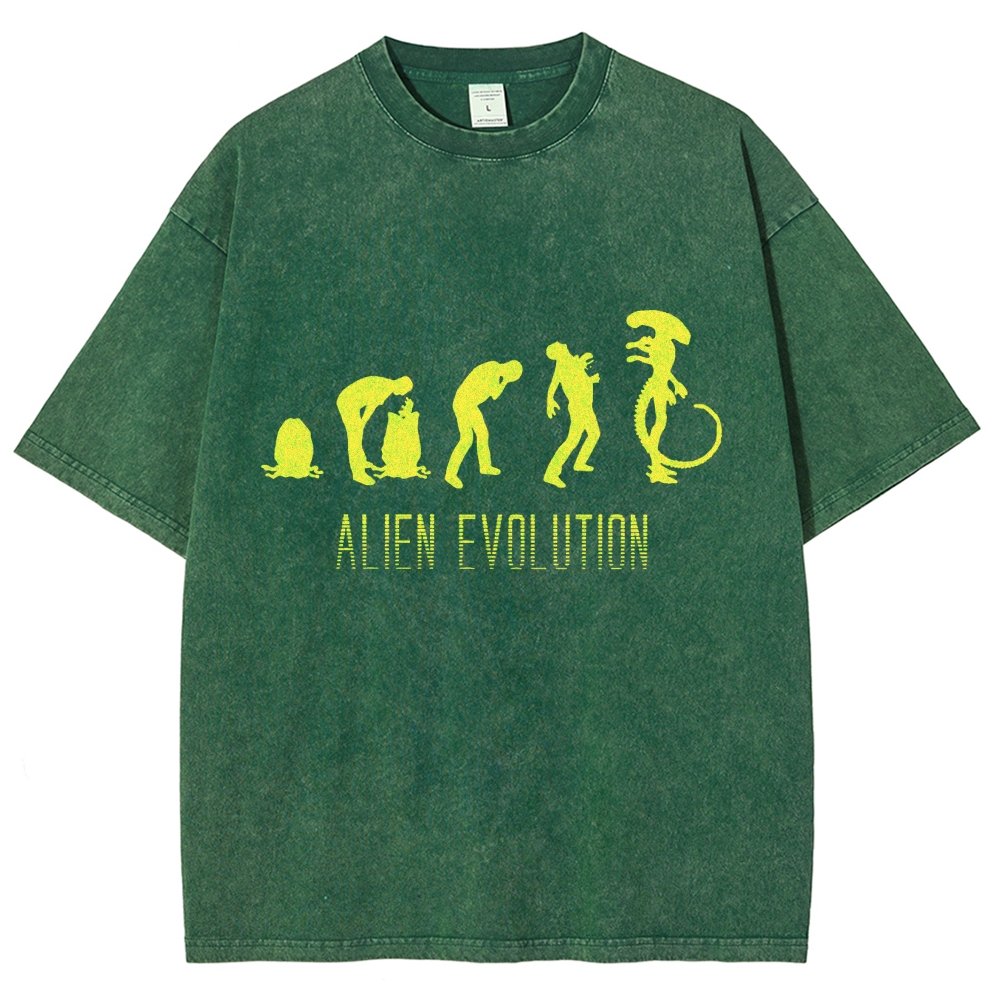 Mystery Creature Evolution Vintage Distressed T-shirt