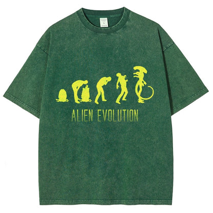 Mystery Creature Evolution Vintage Distressed T-shirt