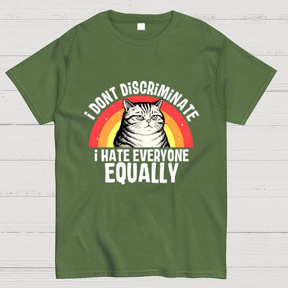 I Hate Everyone Equally Geek T-Shirt