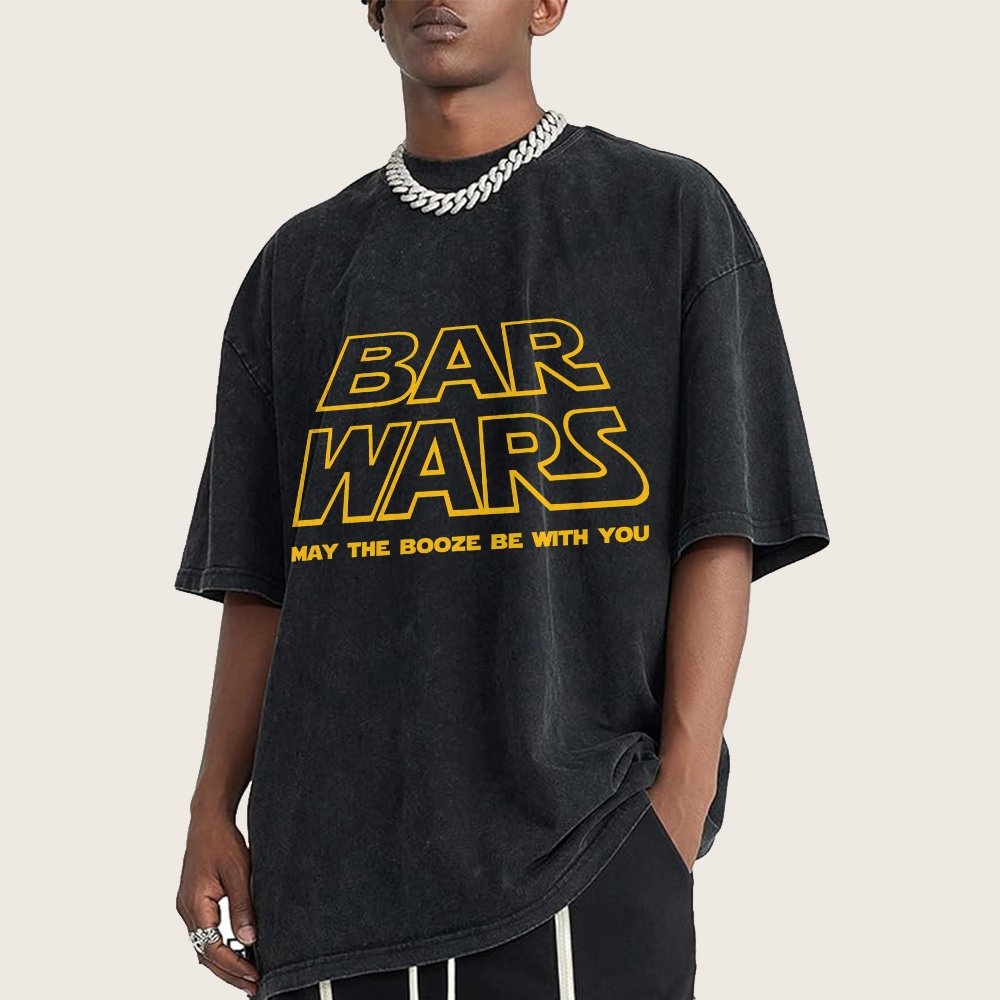 May The Booze Be With You Vintage Distressed T-shirt