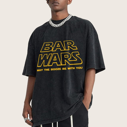 May The Booze Be With You Vintage Distressed T-shirt