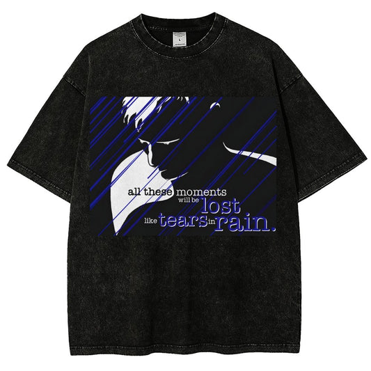 Like... Tears In Rain. Vintage Distressed T-shirt