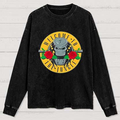 Welcome To The Jungle Washed Long Sleeve Tee