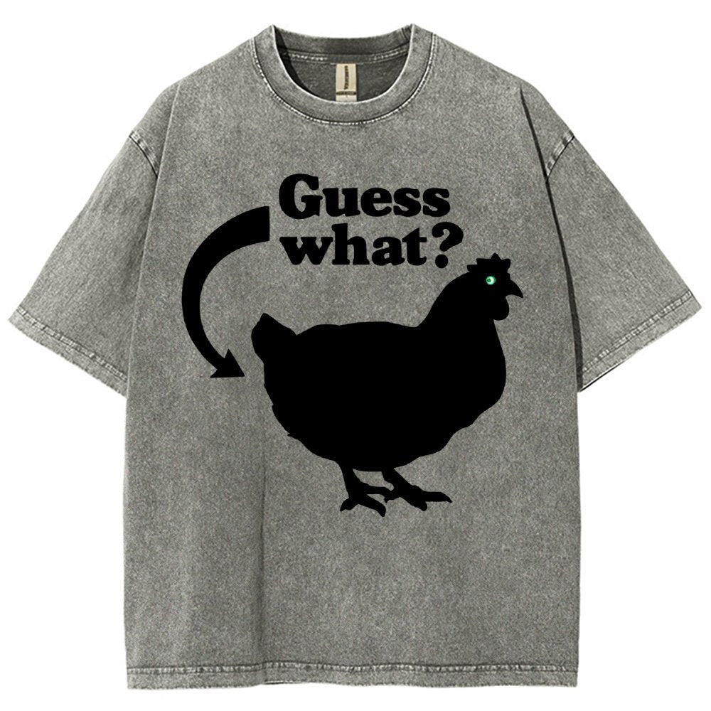 Chicken Butt Vintage Distressed T-shirt