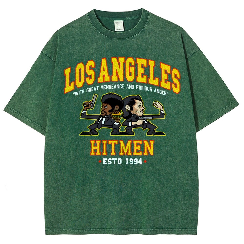 Los Angeles Hitmen Vintage Distressed T-shirt