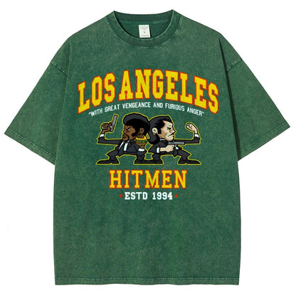 Los Angeles Hitmen Vintage Distressed T-shirt