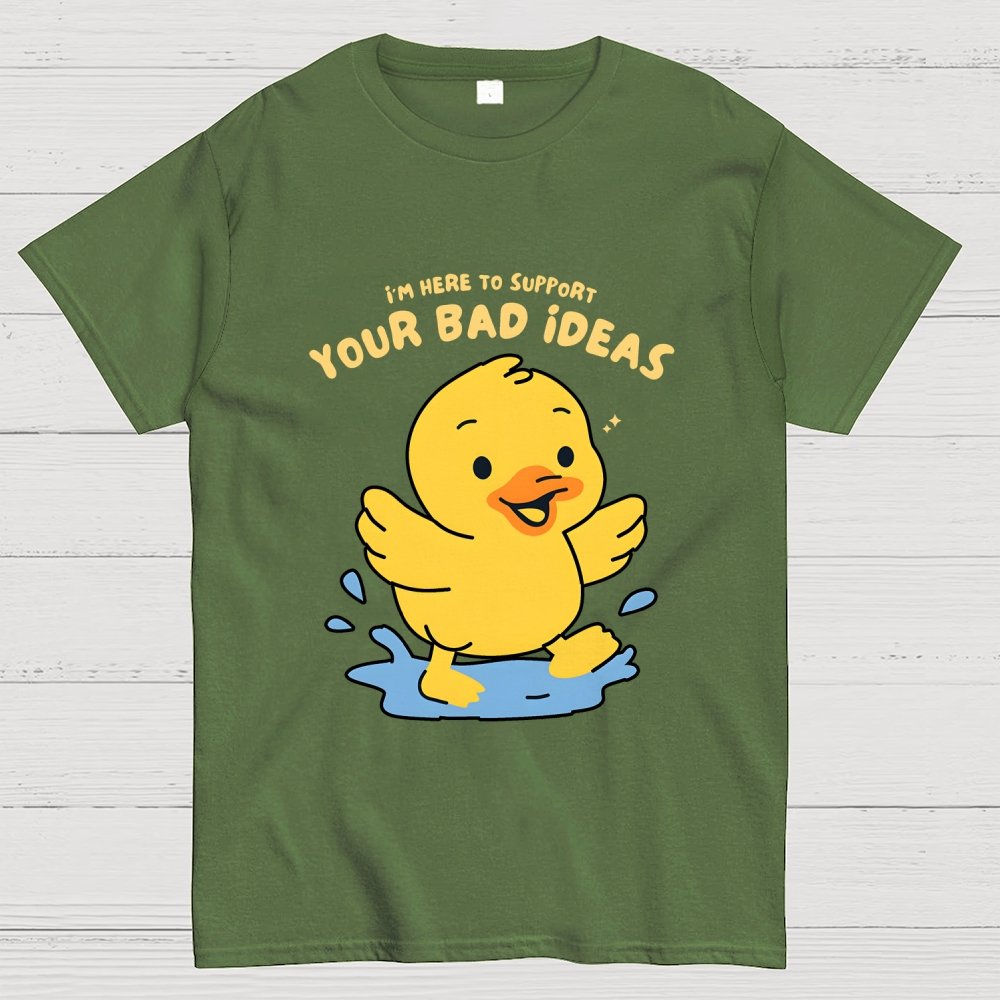 Support Your Bad Ideas Geek T-Shirt