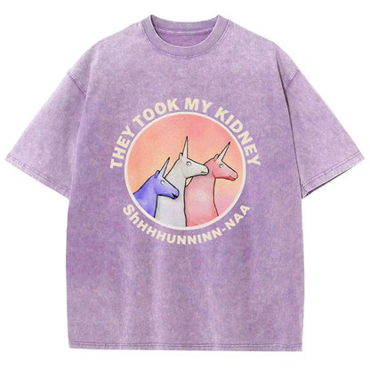 They Took My Kidney Vintage Distressed T-shirt