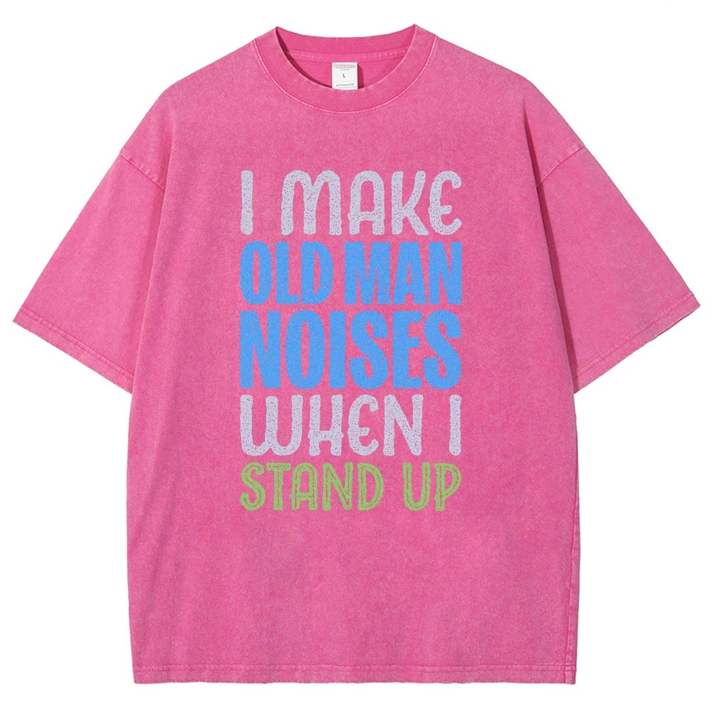 Old Man Noises Vintage Distressed T-shirt