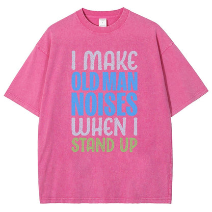 Old Man Noises Vintage Distressed T-shirt