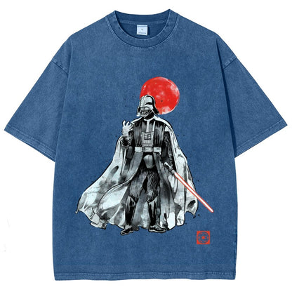 Dark Lord Sumi-E Vintage Distressed T-shirt