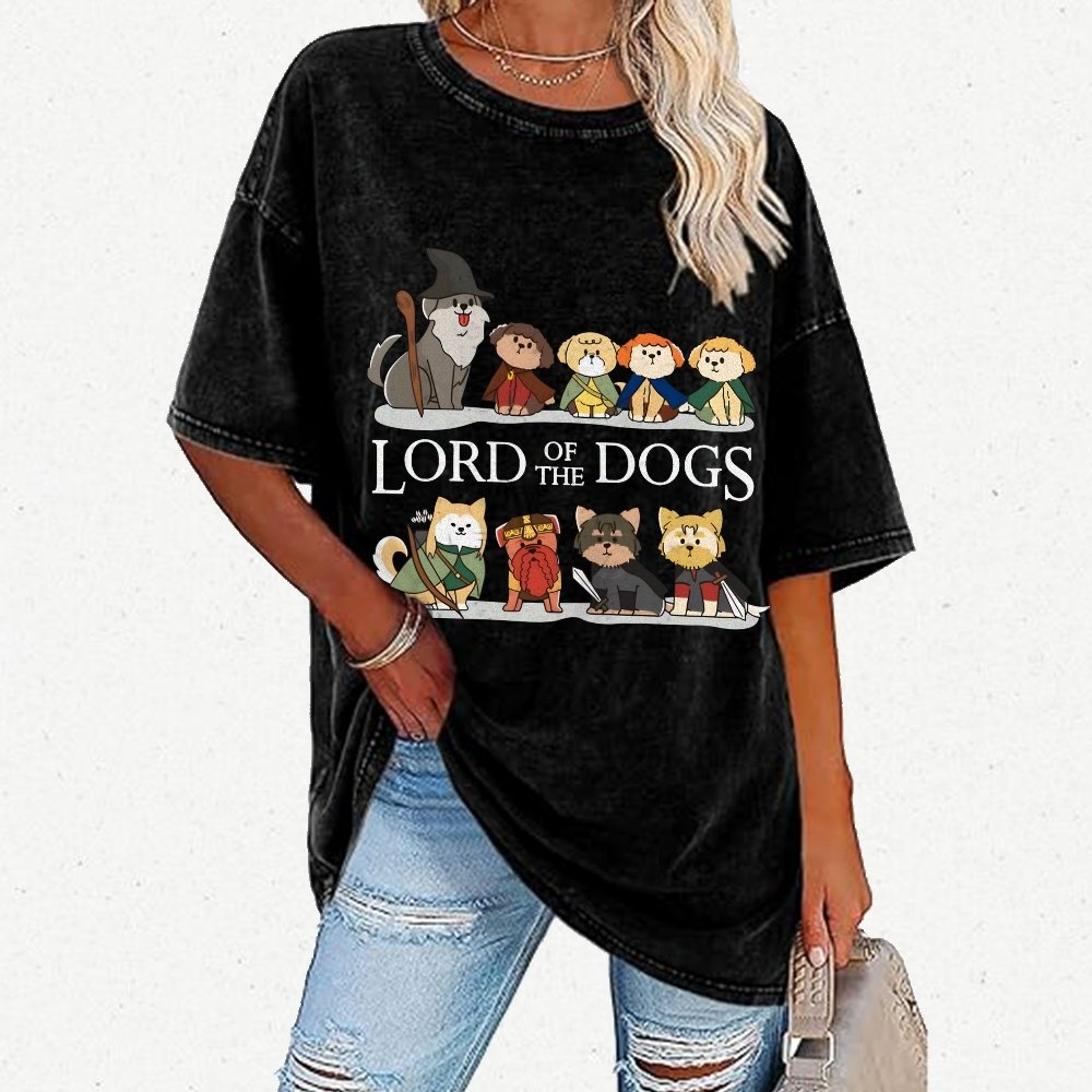 King Of The Dogs Vintage Distressed T-shirt
