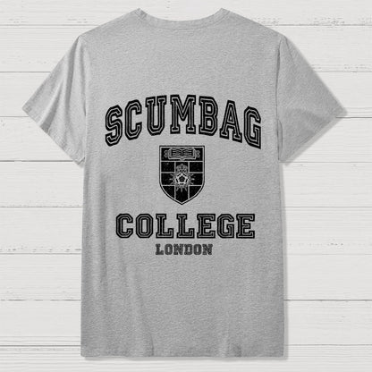 Scumbag College Unisex  Back Printing Geek T-Shirt