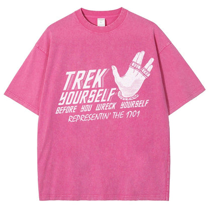 Travel Yourself Vintage Distressed T-shirt