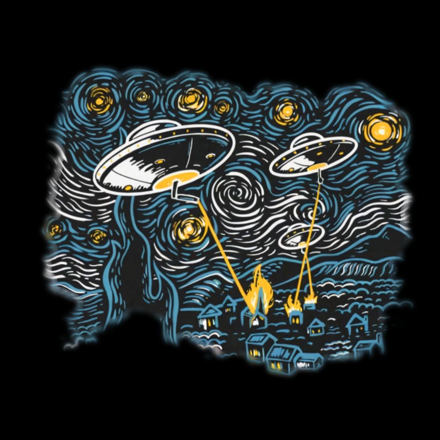 STARRY INVASION Nerdy T-Shirt