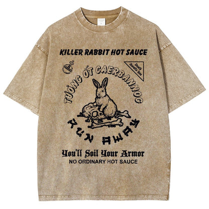 Killer Rabbit Hot Sauce Vintage Distressed T-shirt