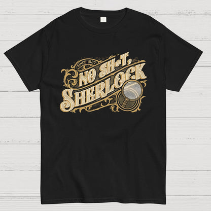 Book Detective Quote No Shit Geek T-Shirt