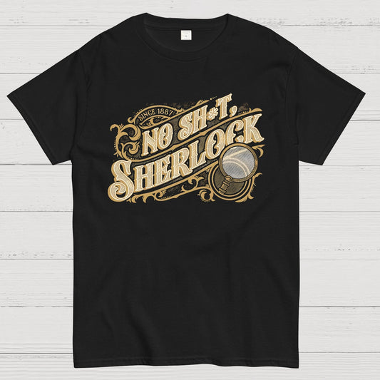 Book Detective Quote No Shit Geek T-Shirt