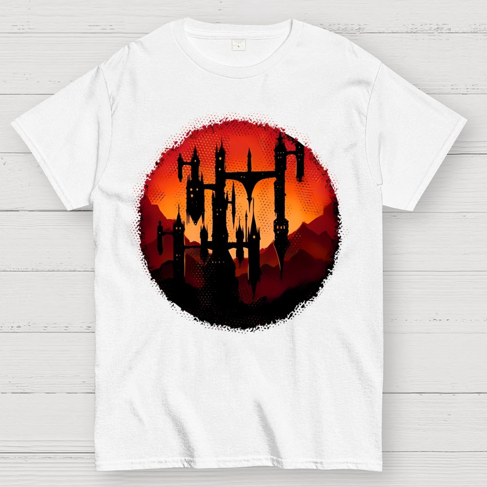 Castle Sunset Geek T-Shirt