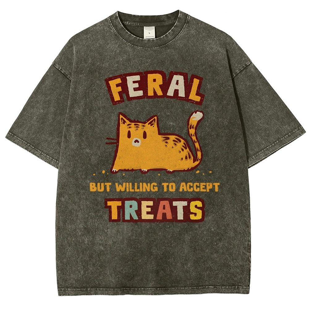Slightly Feral Vintage Distressed T-shirt