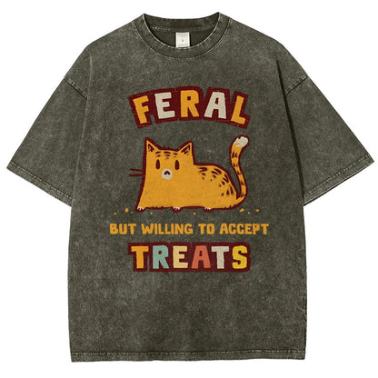 Slightly Feral Vintage Distressed T-shirt