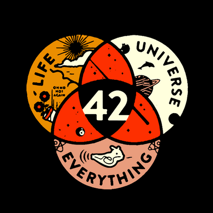 42 The Answer To Life The Universe And Everything Geek Cotton Sweatshirt