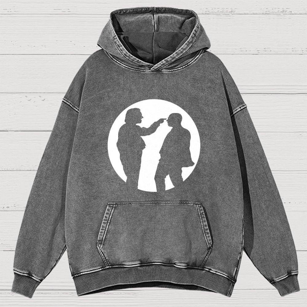 Bottom Spotlight Vintage Distressed Hoodie