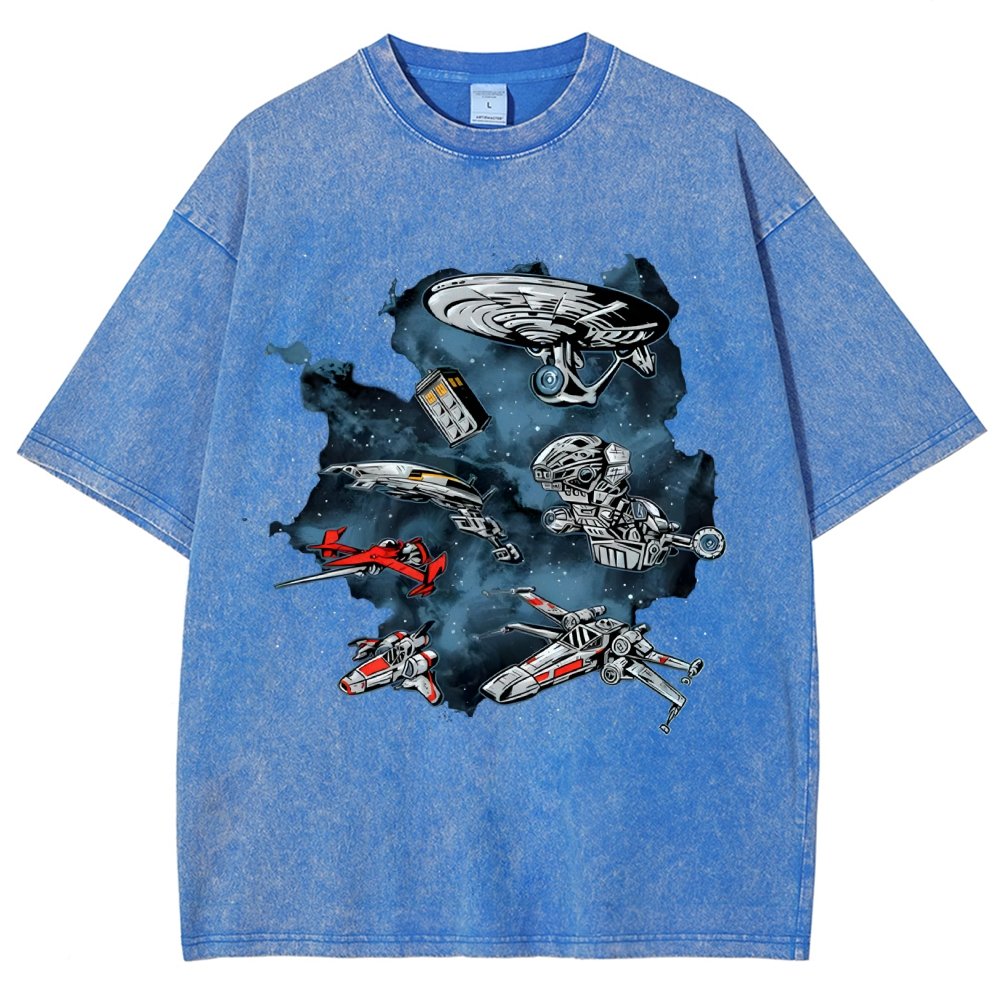 Ultimate Space Fleet Vintage Distressed T-shirt