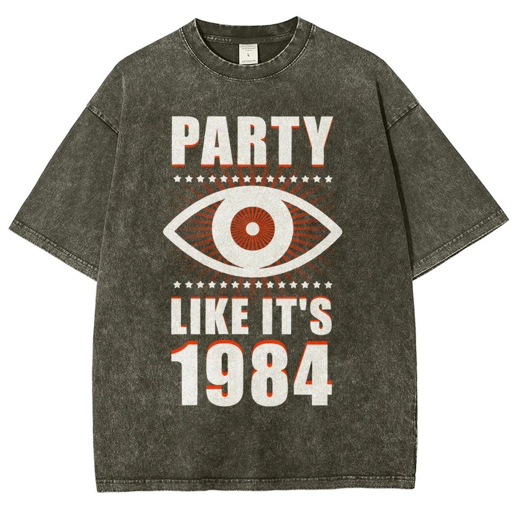 Big Brother is Watching You Party Vintage Distressed T-shirt