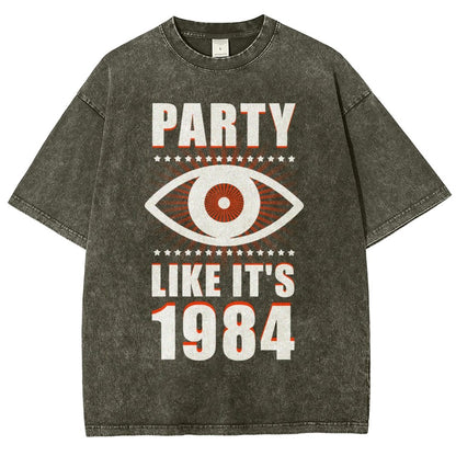 Big Brother is Watching You Party Vintage Distressed T-shirt