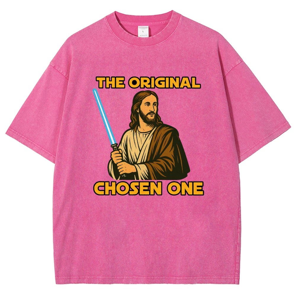 Jesus Christ The Original Chosen One Vintage Distressed T-shirt
