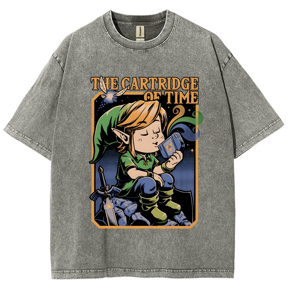 Vintage Game Elf Vintage Distressed T-shirt