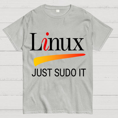 Linux Lover Tee Just Sudo It Funny Slogan Geek T-Shirt