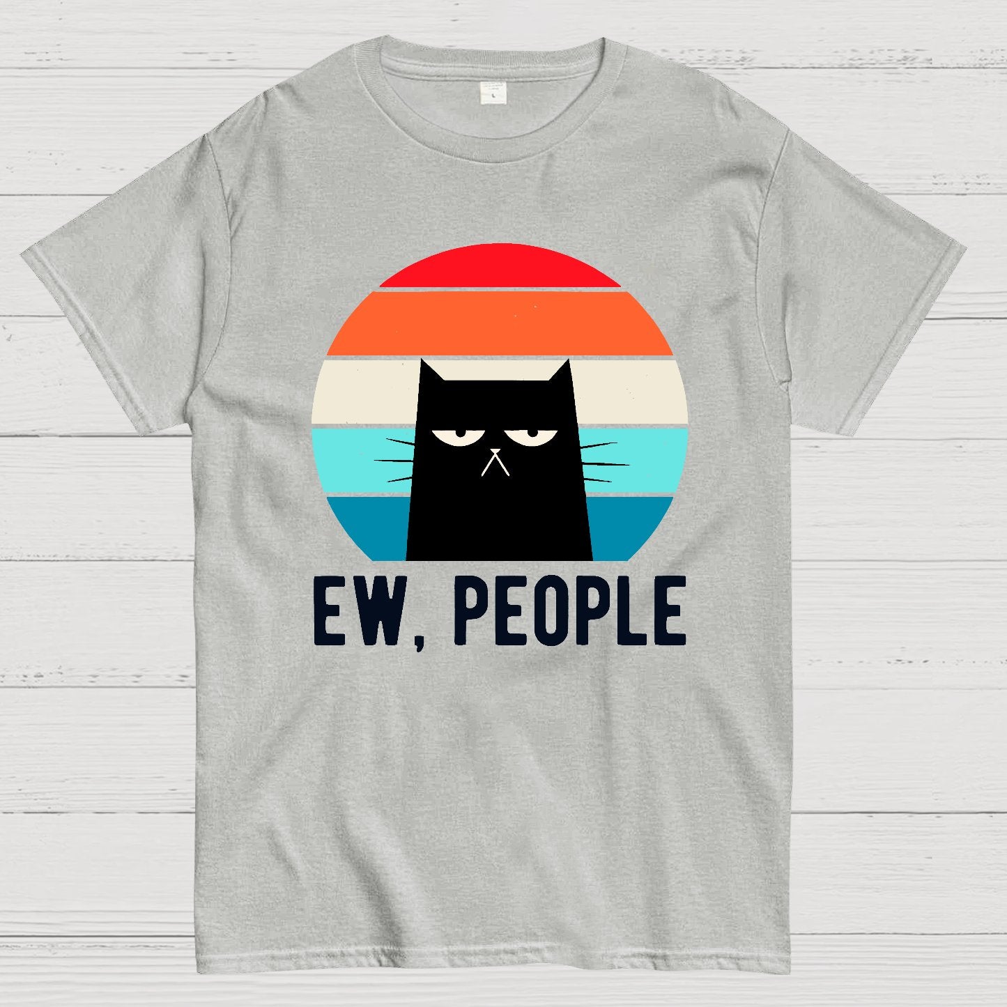 Ew People Funny Cat Geek T-Shirt