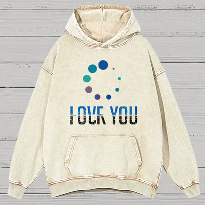 Complex Emotions Loading Vintage Distressed Hoodie