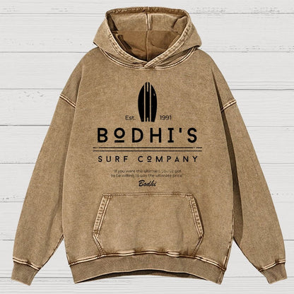 Bodhi's Surf Company Est. 1991 Vintage Distressed Hoodie