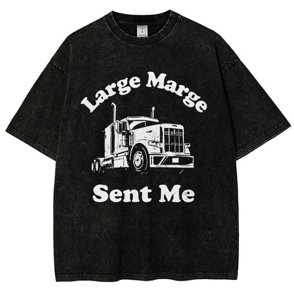Large Marge Sent Me Vintage Distressed T-shirt