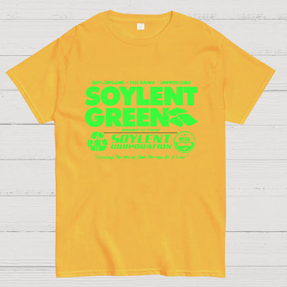 100% Organic Soylent Green Washed Geeky T-Shirt
